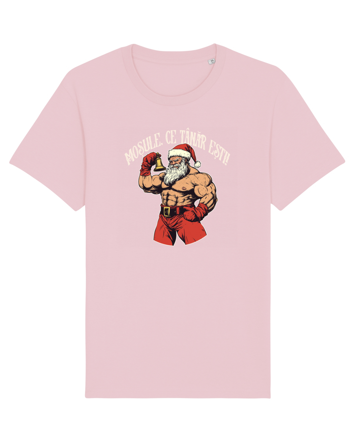 Tricou mânecă scurtă Unisex Rocker Cotton Pink