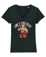 CINE E FATA REA? Tricou mânecă scurtă guler V Damă Evoker