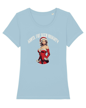 SANTA, I`VE BEEN NAUGHTY - MOSULE, SUNT FATA REA Sky Blue