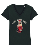 MOSULE, NU AM FOST CUMINTE Tricou mânecă scurtă guler V Damă Evoker