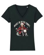 MOSULE, NU AM FOST CUMINTE 2 Tricou mânecă scurtă guler V Damă Evoker