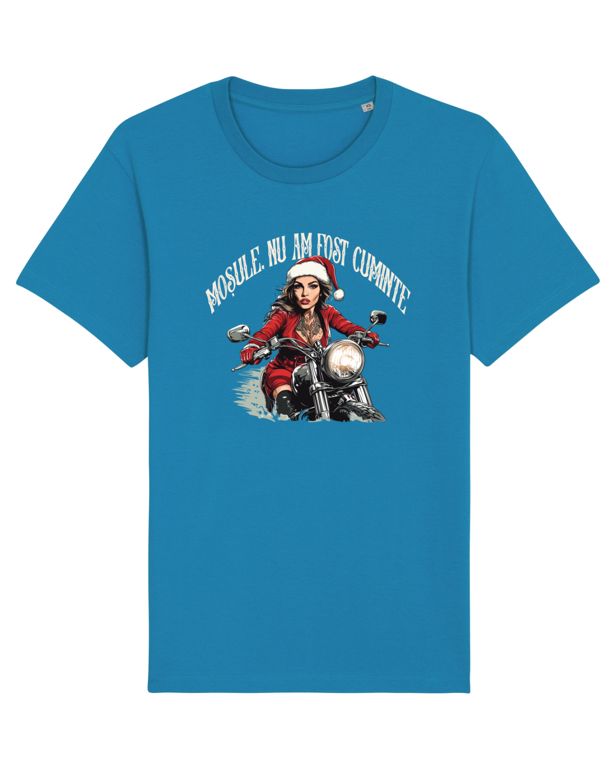 Tricou mânecă scurtă Unisex Rocker Azur