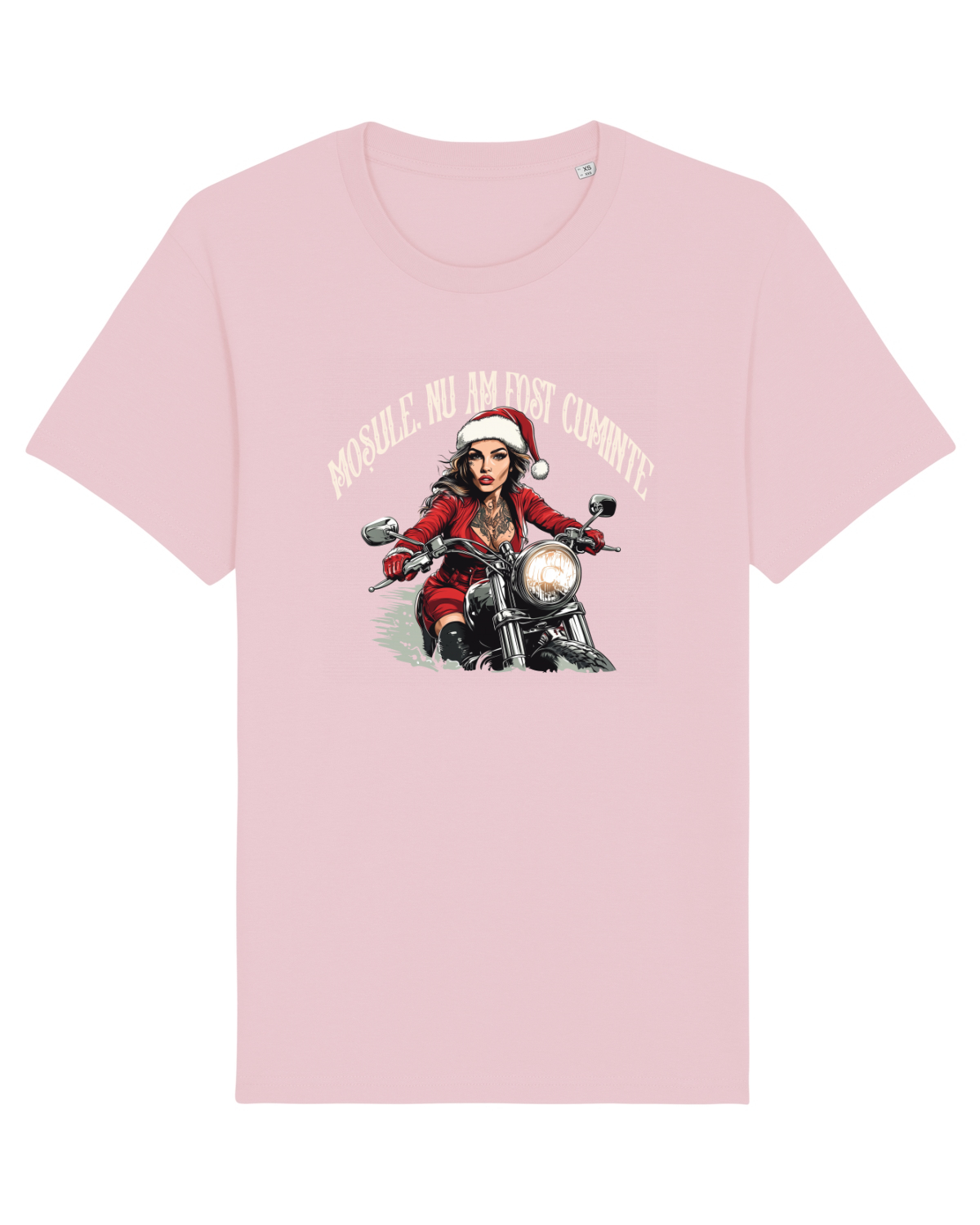 Tricou mânecă scurtă Unisex Rocker Cotton Pink
