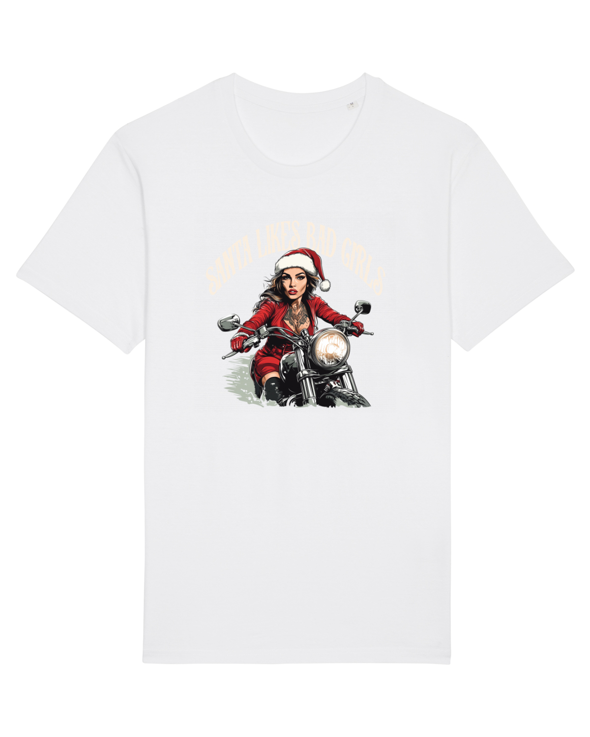 Tricou mânecă scurtă Unisex Rocker White