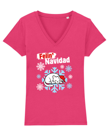 Funny Christmas Cat Raspberry