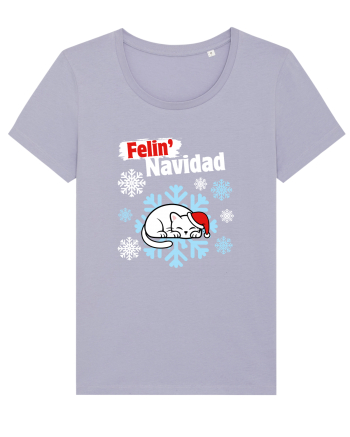 Funny Christmas Cat Lavender