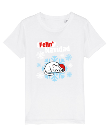 Funny Christmas Cat White