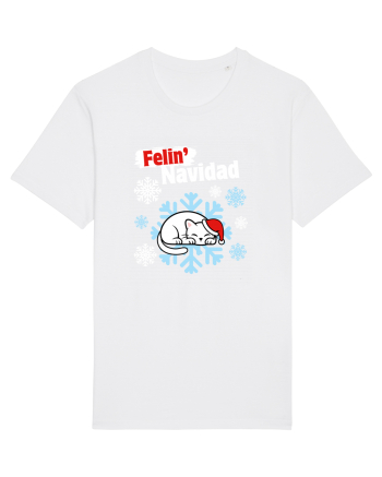 Funny Christmas Cat White