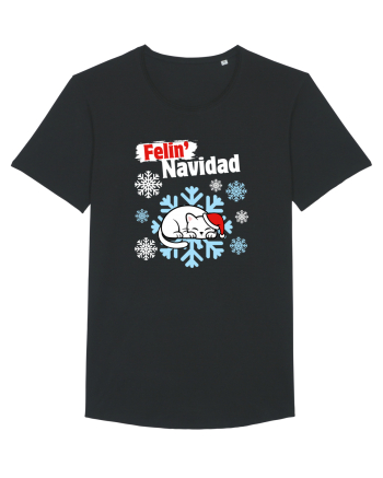 Funny Christmas Cat Black