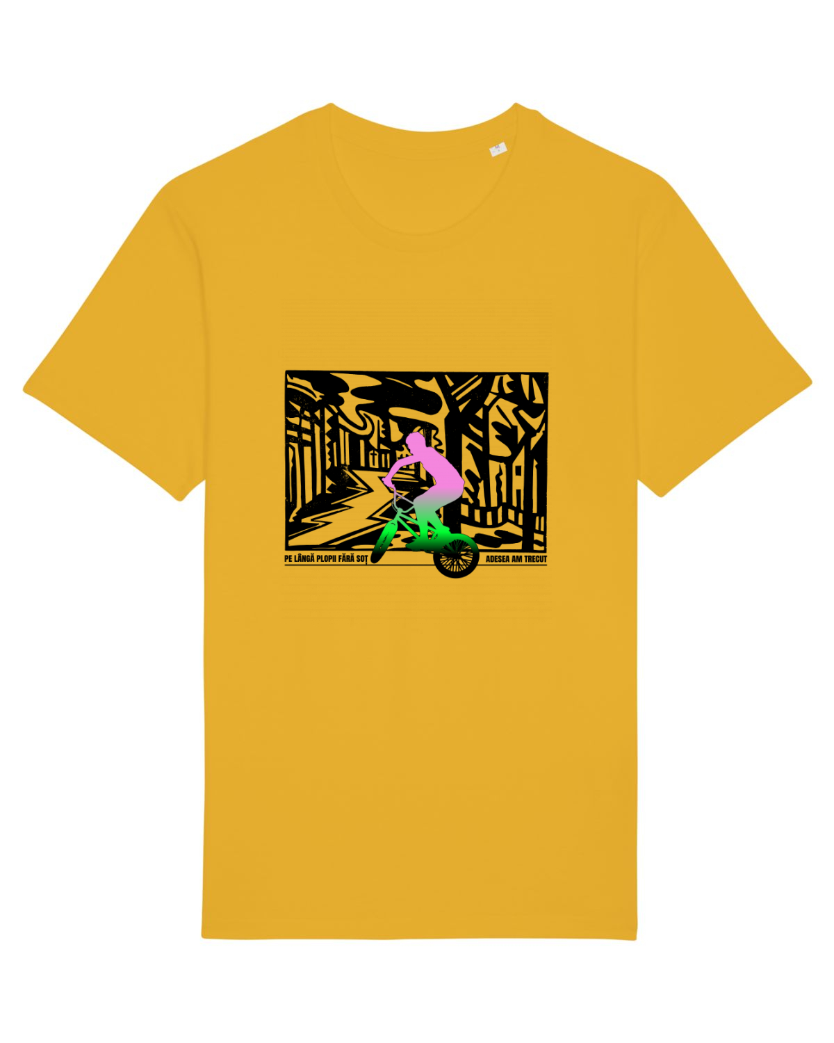 Tricou mânecă scurtă Unisex Rocker Spectra Yellow