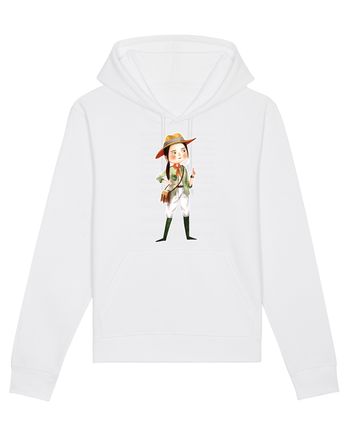 Hanorac Unisex Drummer White