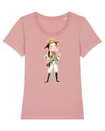 Explorer Tricou mânecă scurtă guler larg fitted Damă Expresser