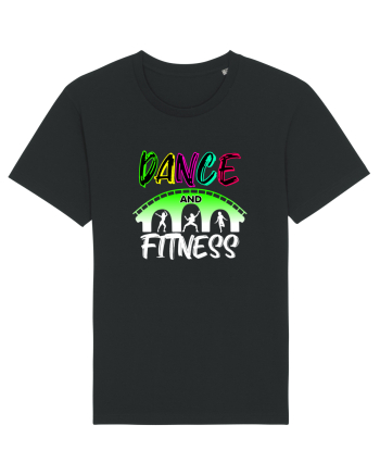 DANCE  and FITNESS white Black