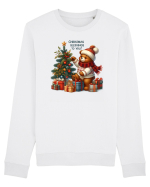 cu ursuleți si urări de Crăciun - Christmas blessings to you Bluză mânecă lungă Unisex Rise