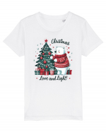 cu ursuleți si urări de Crăciun - Christmas love and light Tricou mânecă scurtă  Copii Mini Creator