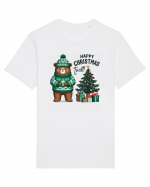 cu ursuleți si urări de Crăciun - Happy Christmas to all Tricou mânecă scurtă Unisex Rocker