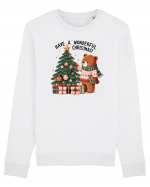 cu ursuleți si urări de Crăciun - Have a wonderful Christmas Bluză mânecă lungă Unisex Rise