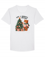 cu ursuleți si urări de Crăciun - Have a wonderful Christmas Tricou mânecă scurtă guler larg Bărbat Skater