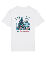 cu ursuleți si urări de Crăciun - Love, Joy and Christmas Cheer Tricou mânecă scurtă Unisex Rocker