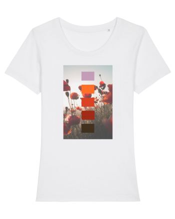 Poppy Field White