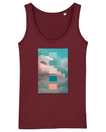 Serene Sky Burgundy