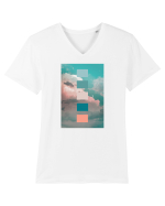 Serene Sky Tricou mânecă scurtă guler V Bărbat Presenter