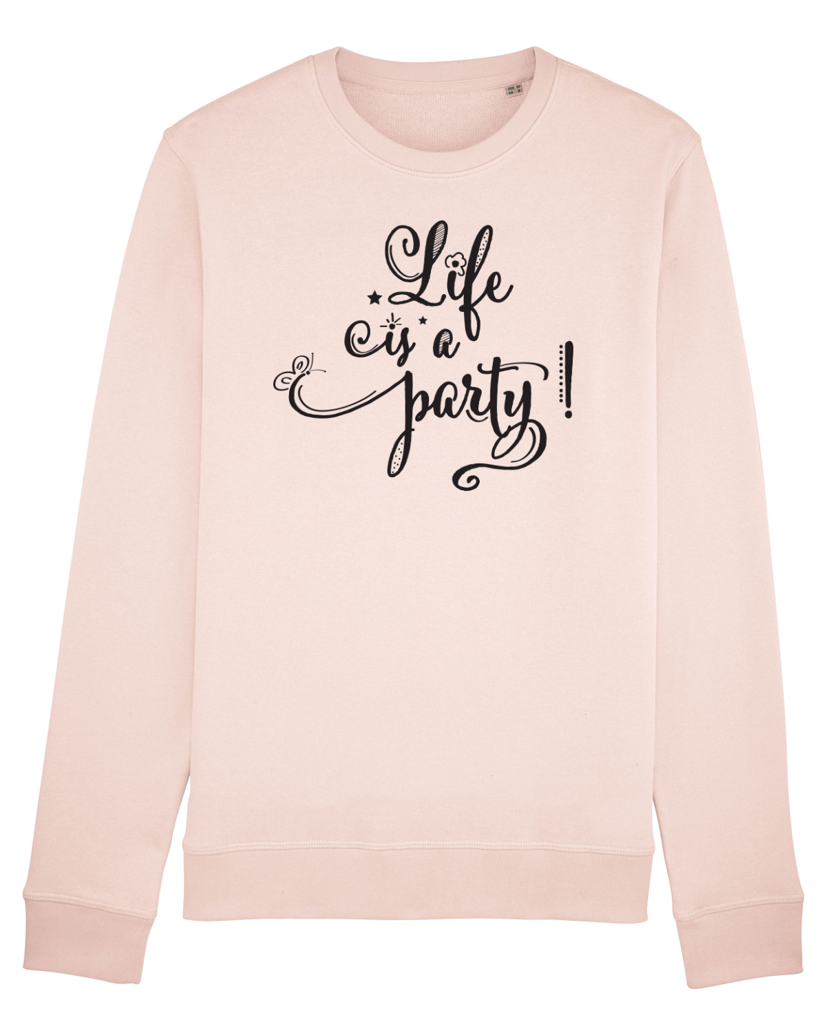 Bluză mânecă lungă Unisex Rise Candy Pink