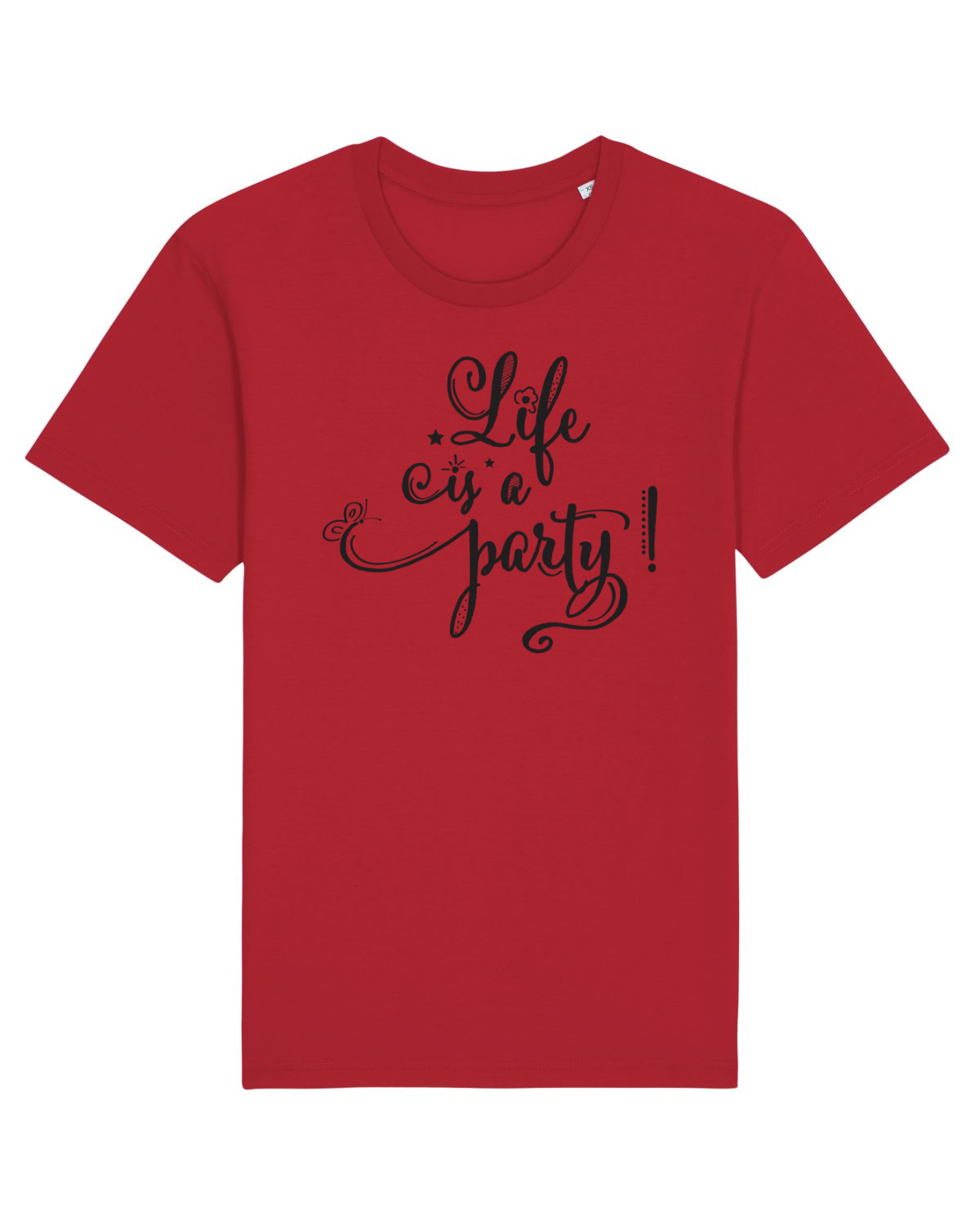 Tricou mânecă scurtă Unisex Rocker Red