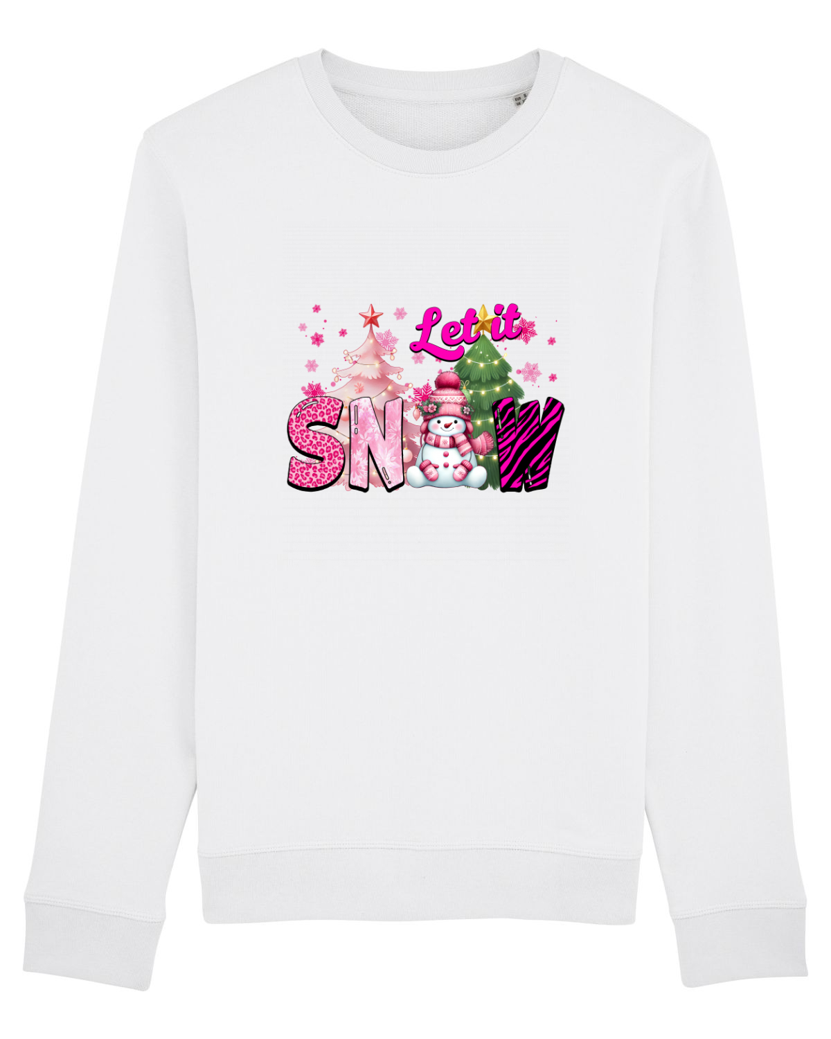 Bluză mânecă lungă Unisex Rise White