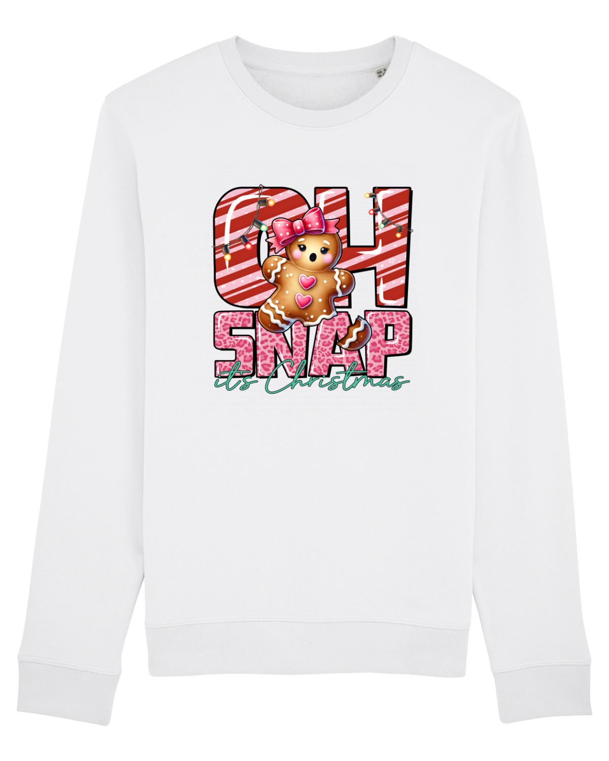 Bluză mânecă lungă Unisex Rise White