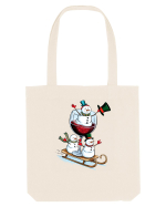 cu vin si umor de  Crăciun - Christmas wine delivery Sacoșă textilă