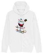 cu vin si umor de  Crăciun - Christmas wine delivery Hanorac cu fermoar Unisex Connector