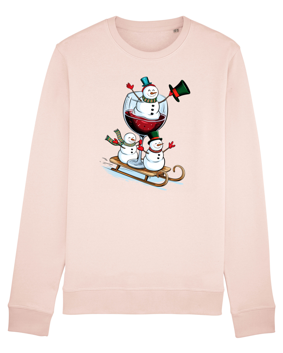 Bluză mânecă lungă Unisex Rise Candy Pink