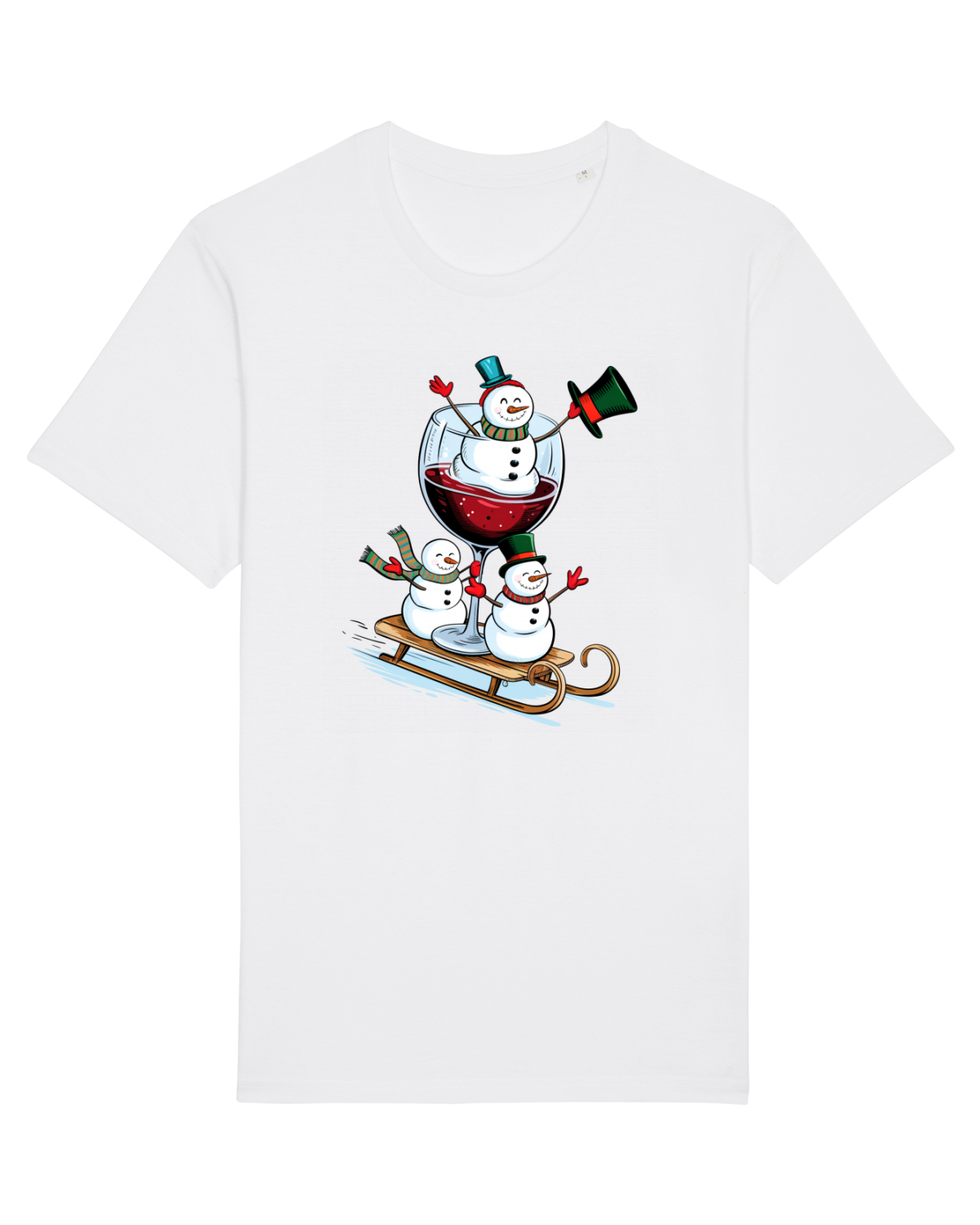 Tricou mânecă scurtă Unisex Rocker White