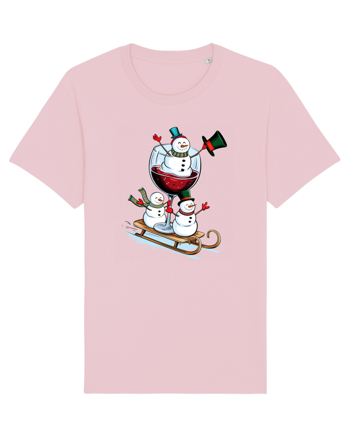 Tricou mânecă scurtă Unisex Rocker Cotton Pink
