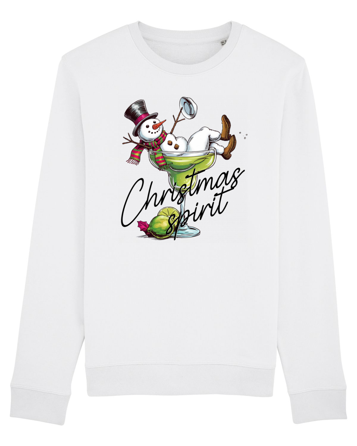 Bluză mânecă lungă Unisex Rise White