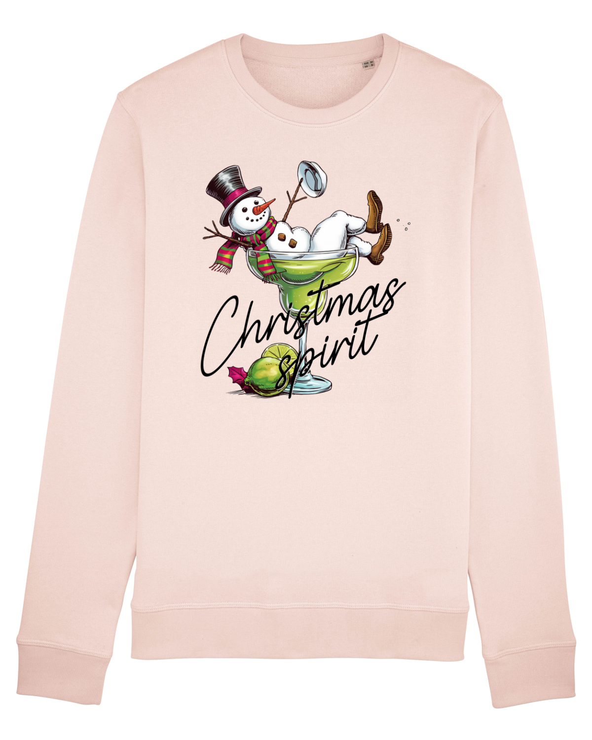 Bluză mânecă lungă Unisex Rise Candy Pink