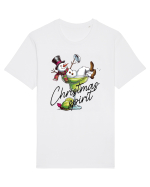 cu vin si umor de  Crăciun - Green Christmas Spirit Tricou mânecă scurtă Unisex Rocker
