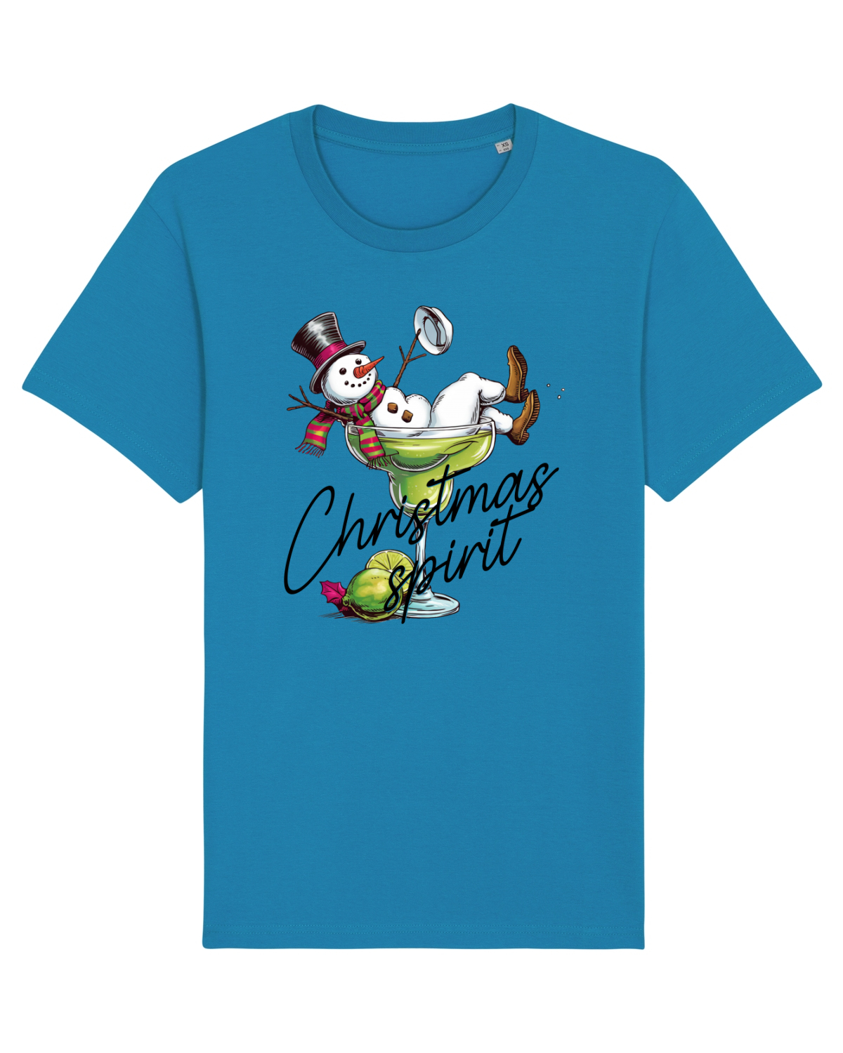 Tricou mânecă scurtă Unisex Rocker Azur