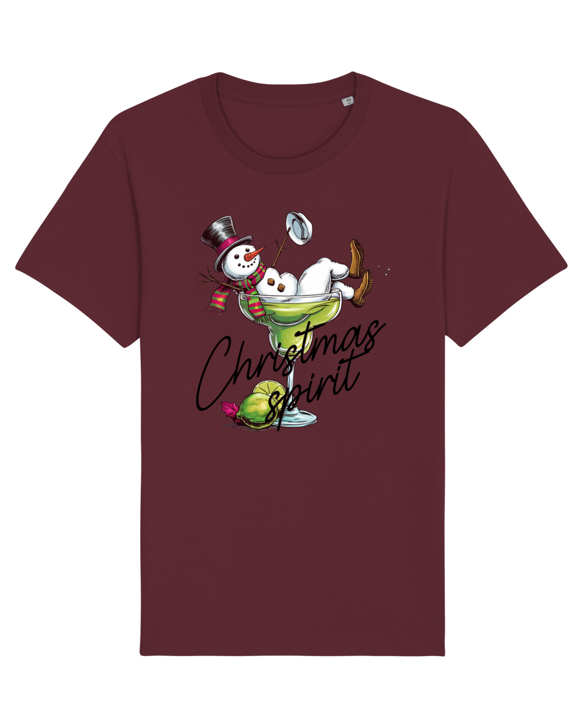 Tricou mânecă scurtă Unisex Rocker Burgundy