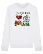 cu vin si umor de  Crăciun - My bells do not jingle without wine Bluză mânecă lungă Unisex Rise