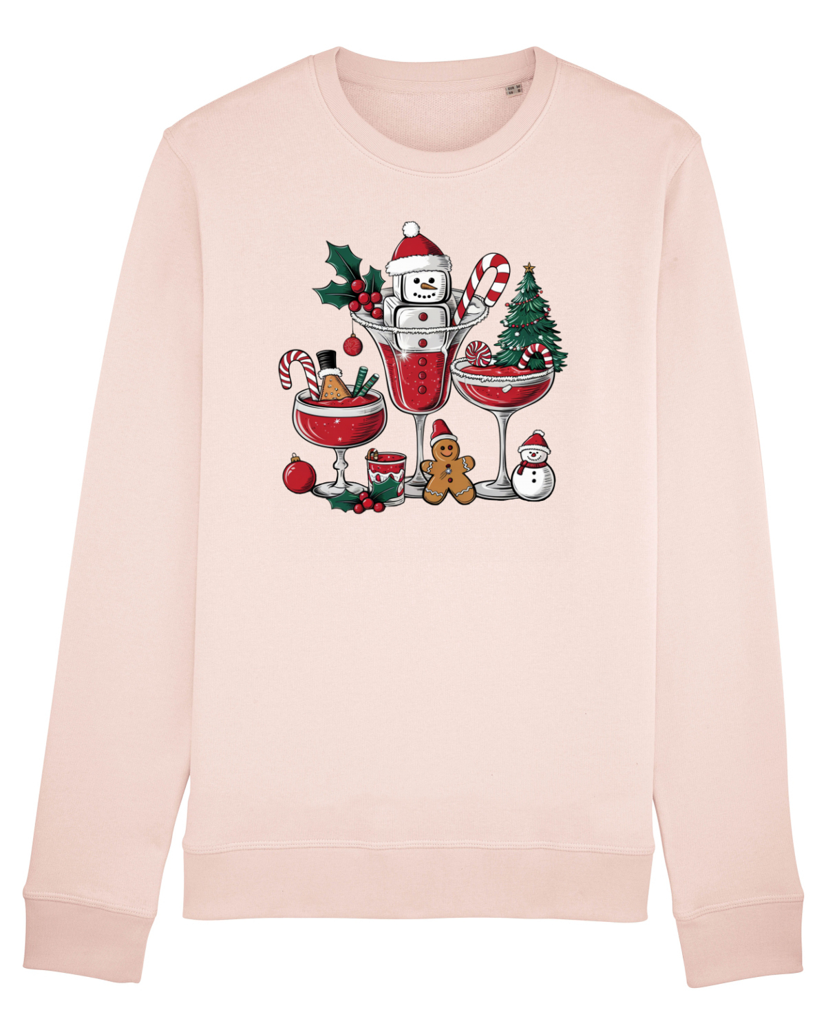 Bluză mânecă lungă Unisex Rise Candy Pink