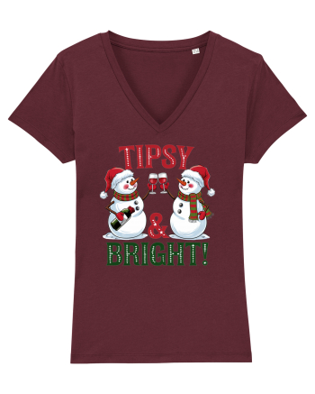 cu vin si umor de  Crăciun - Tipsy and bright Burgundy