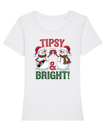 cu vin si umor de  Crăciun - Tipsy and bright White