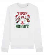 cu vin si umor de  Crăciun - Tipsy and bright Bluză mânecă lungă Unisex Rise