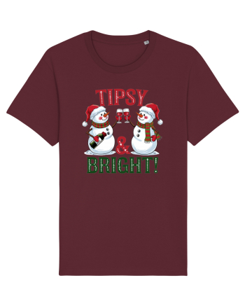 cu vin si umor de  Crăciun - Tipsy and bright Burgundy