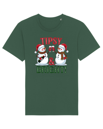 cu vin si umor de  Crăciun - Tipsy and bright Bottle Green