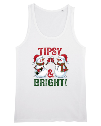 cu vin si umor de  Crăciun - Tipsy and bright White