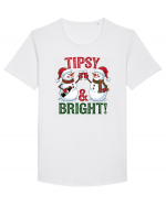 cu vin si umor de  Crăciun - Tipsy and bright Tricou mânecă scurtă guler larg Bărbat Skater