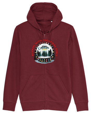 Crăciun extraterestru - Beaming with Christmas spirit Burgundy
